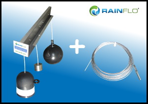 RainFlo LiquiLevel 16 Plus Tank Level Indicator with Guide Wire