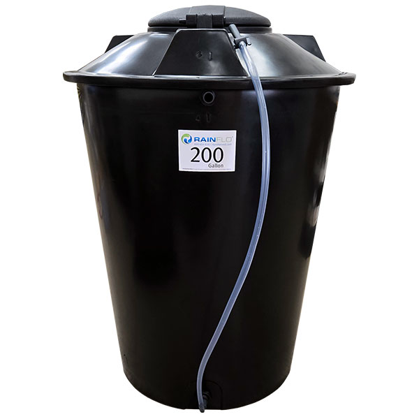 200 Gallon Preconfigured Above Ground Rainwater Collection System ...