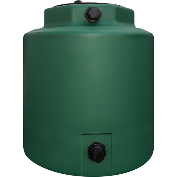 Snyder Industries 2600-Gallons Plastic Green Water Storage Tank in the Water  Storage department at